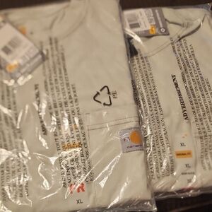 Two Mens CARHARTT FR Short Sleeve    Work T Shirt Size XL